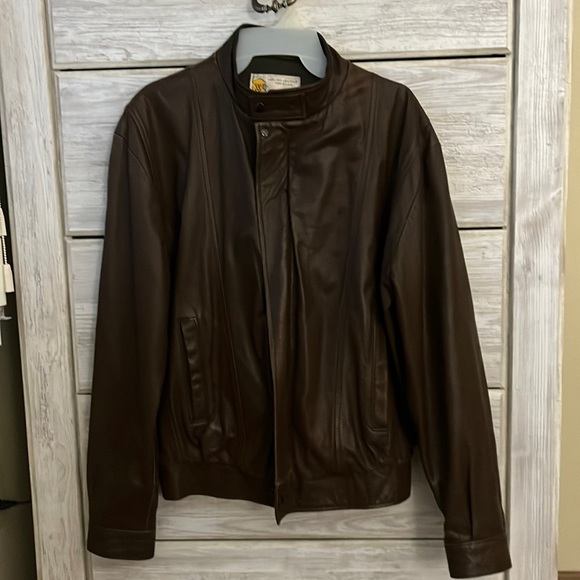 w.b. place & co Other - brown leather jacket